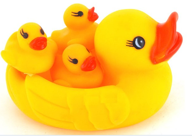 duck family-baby bath toy