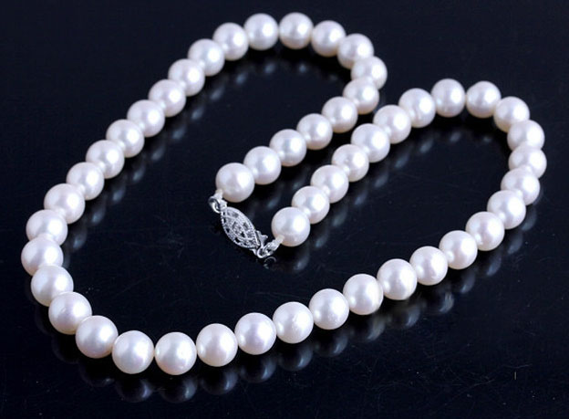 593 AAA grade real pearl necklace-1