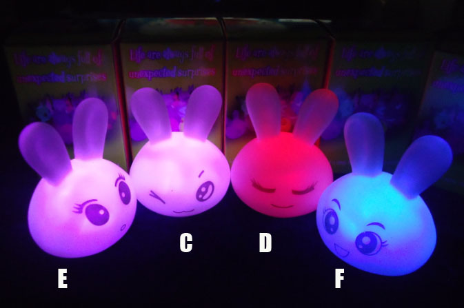 612C-F LED rabbit Nightlight