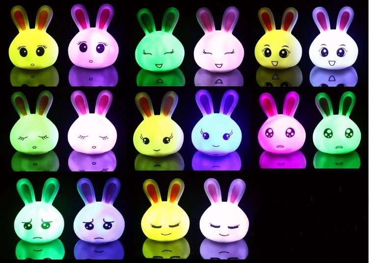 650 red ear rabbit LED light